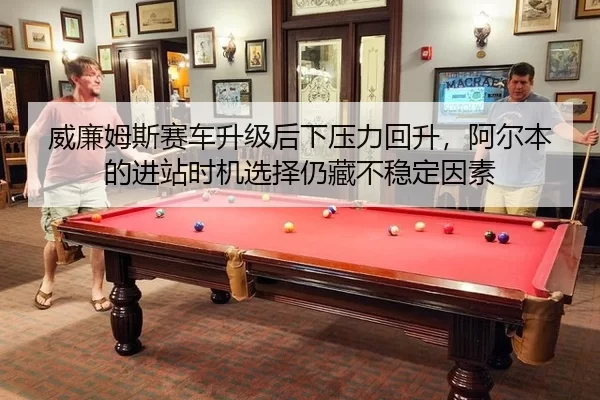 威廉姆斯赛车升级后下压力回升，阿尔本的进站时机选择仍藏不稳定因素